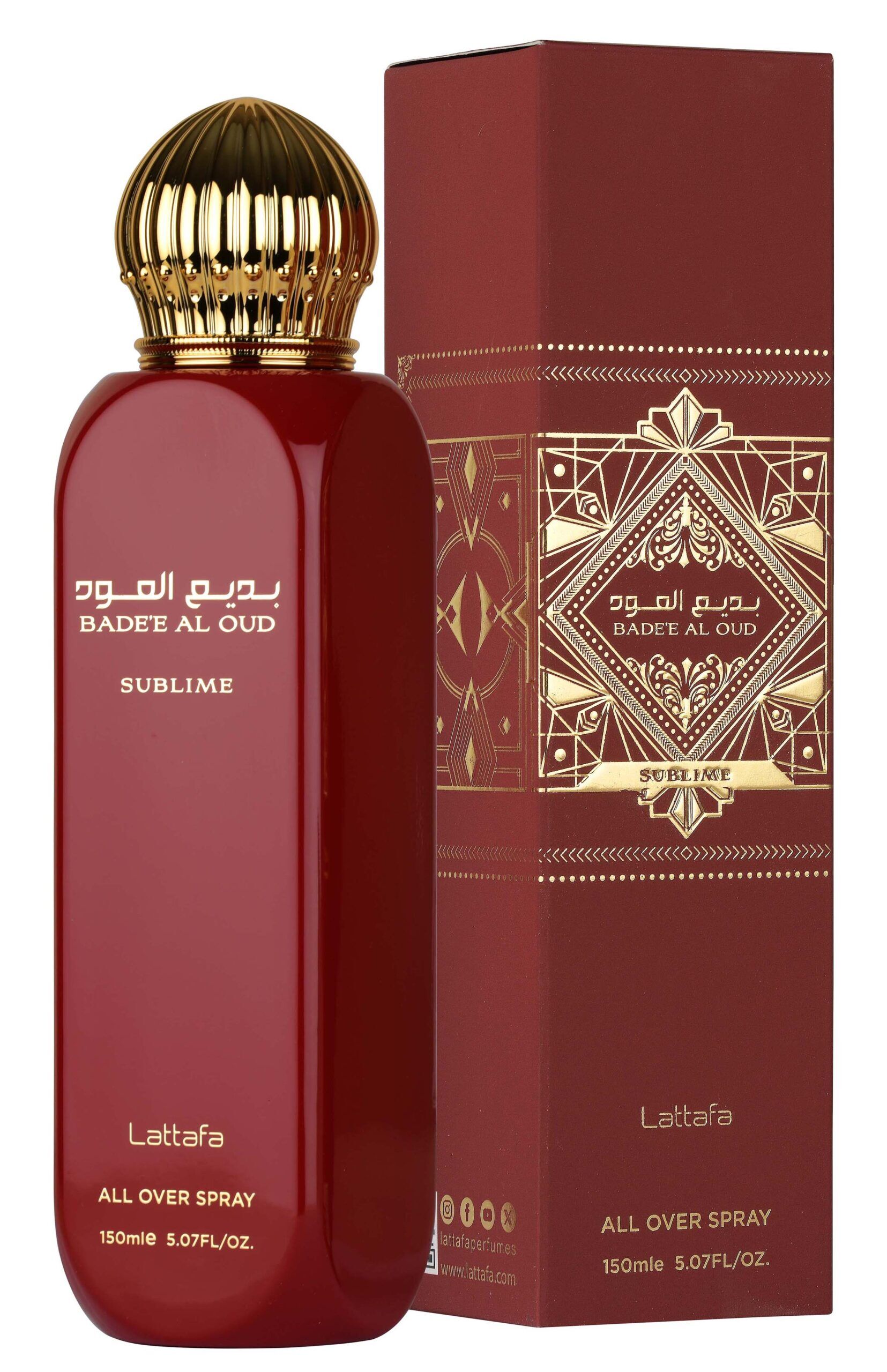 Badee Al Oud Sublime All Over Spray | Best Lattafa Perfumes for